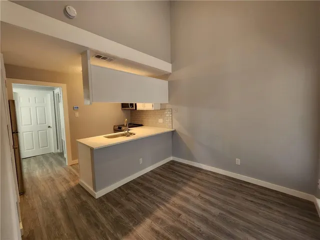 a room with a wooden floor