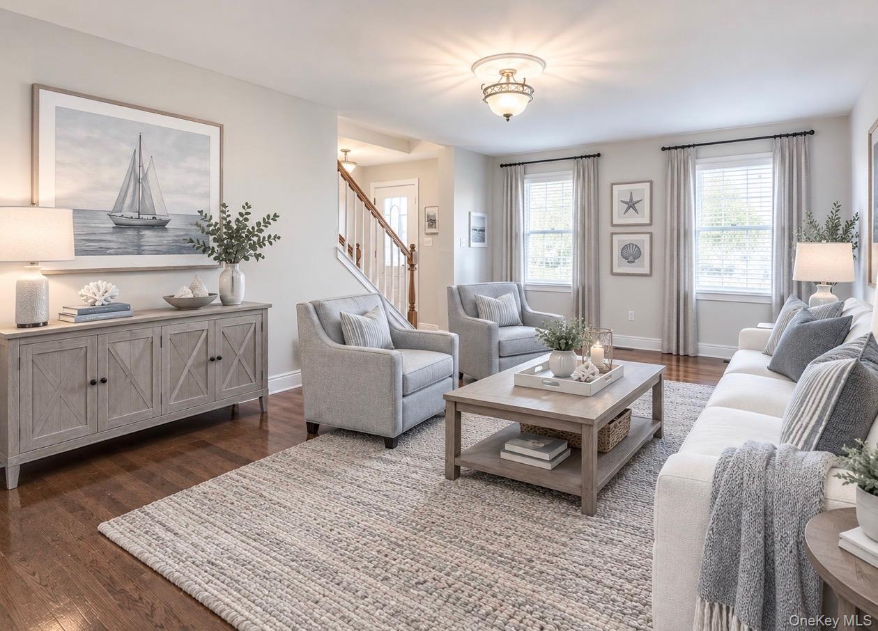 21 Marwood Road North, Unit RIGHT SIDE Port Washington, NY 11050 - Photo 2 of 20 Virtually Staged Living Room