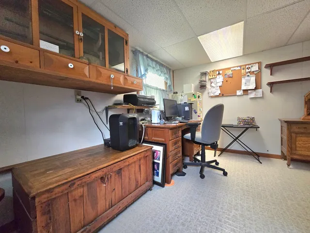 a close up of a wall