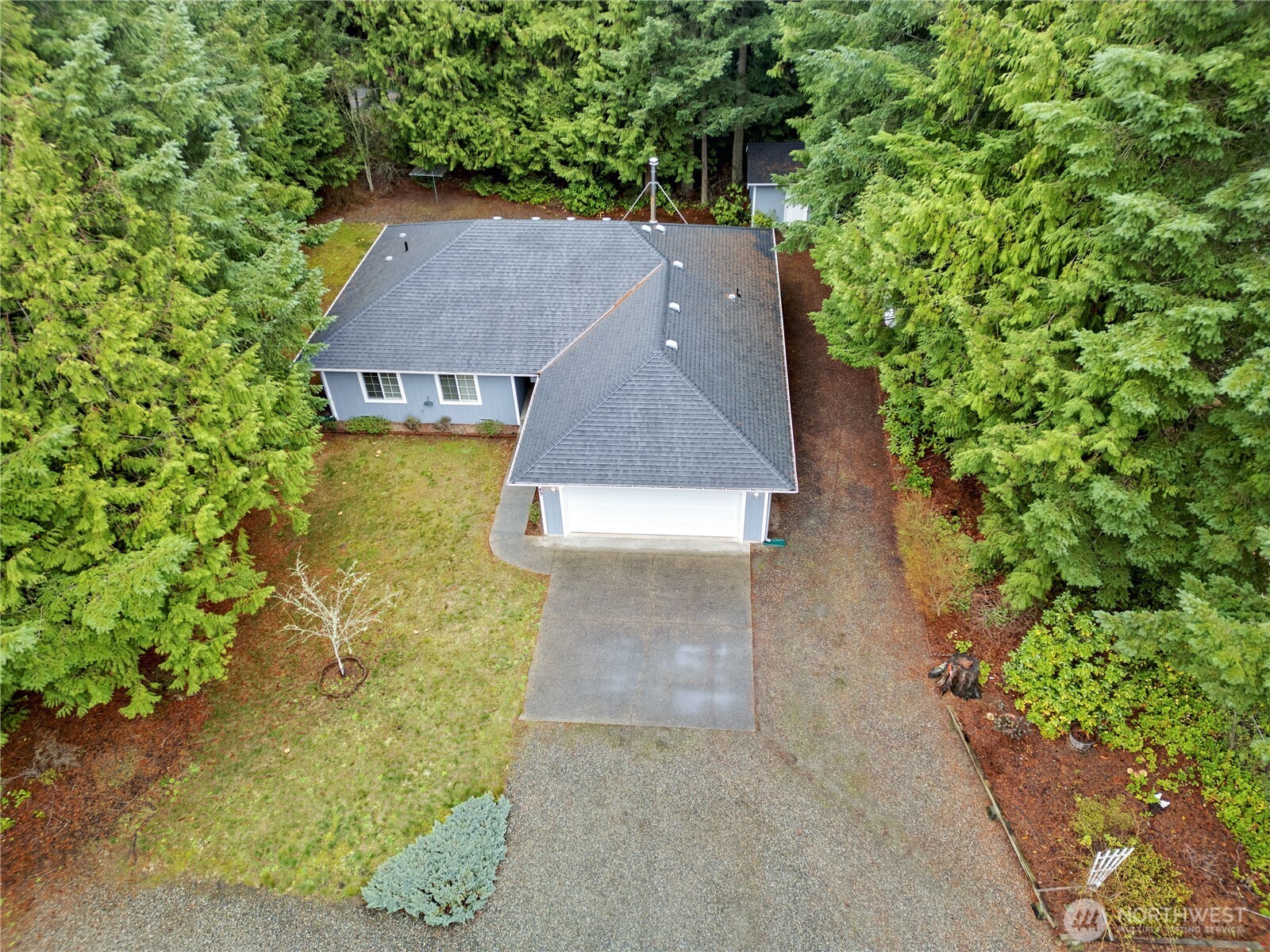43 Rhody Court Chimacum, WA 98325 - Photo 36 of 37 an aerial view of a house