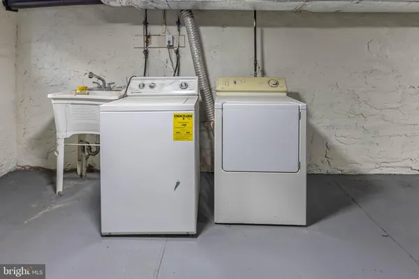 a view of a storage room