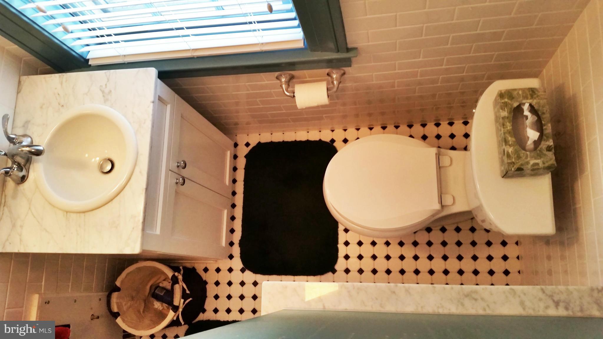 225 Hopkins Road Baltimore, MD 21212 - Photo 17 of 28 a bathroom with a sink and a mirror