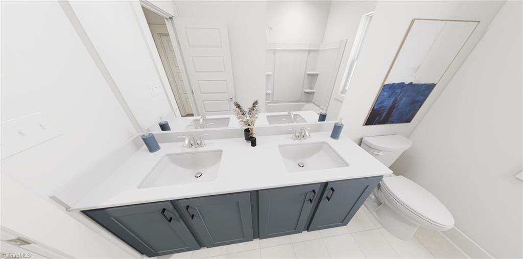 6718 Honeycutt Reserve Drive Oak Ridge, NC 27310 - Photo 16 of 21 Secondary Bathroom-Virtual Representation Not actual home - Some Features may be different in actual home.