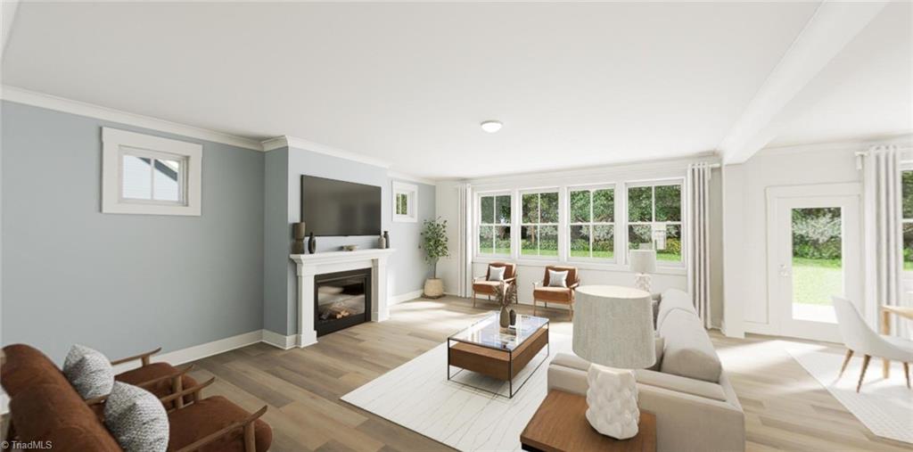 6718 Honeycutt Reserve Drive Oak Ridge, NC 27310 - Photo 4 of 21 Family Room-Virtual Representation Not actual home - Some Features may be different in actual home.