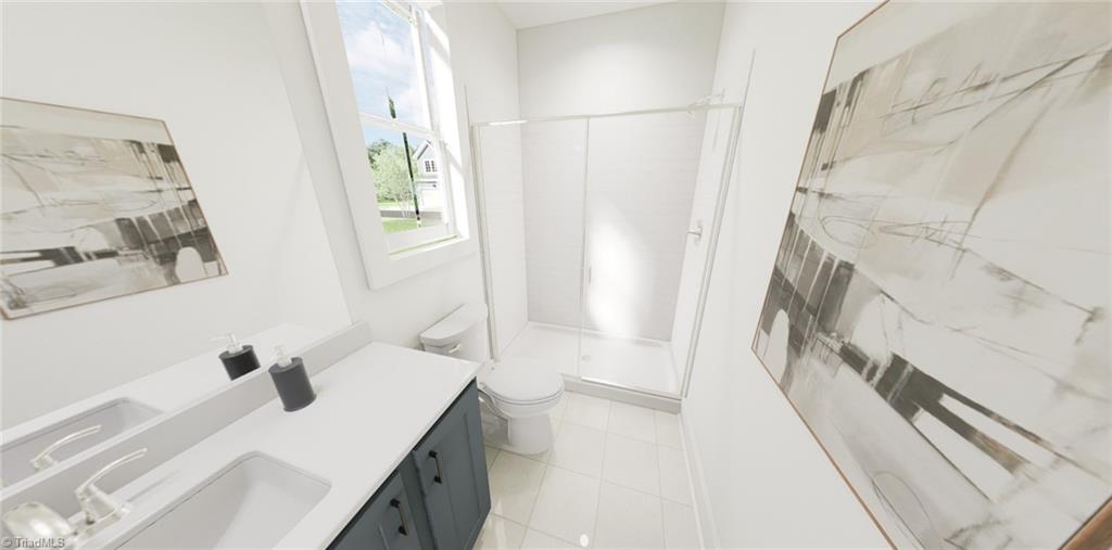 6718 Honeycutt Reserve Drive Oak Ridge, NC 27310 - Photo 10 of 21 Study Suite Bathroom-Virtual Representation Not actual home - Some Features may be different in actual home.