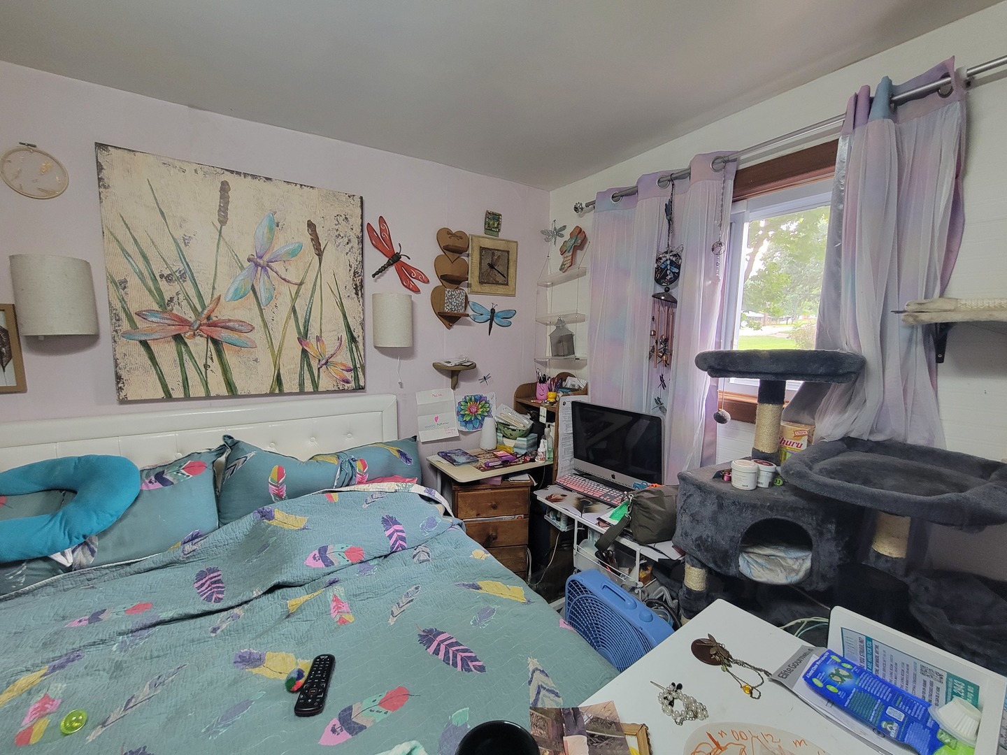 783 North 2853rd Road Utica, IL 61373 - Photo 16 of 26 a bedroom with a bed and a table in it