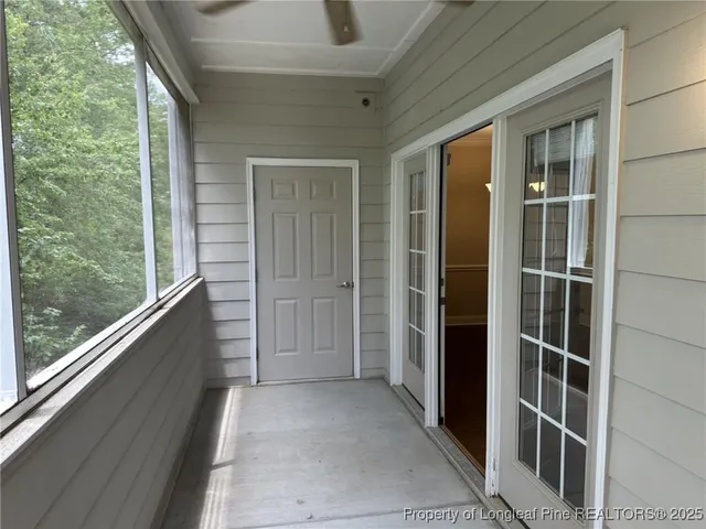 a view of lot of window