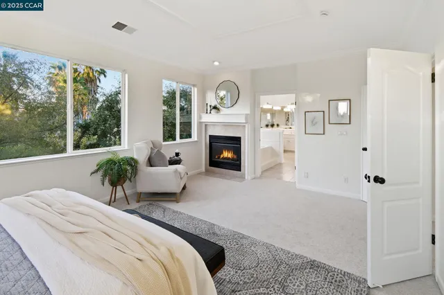 a car is parked in a garage