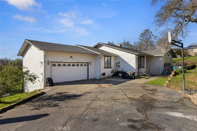 a view of a house with a patio