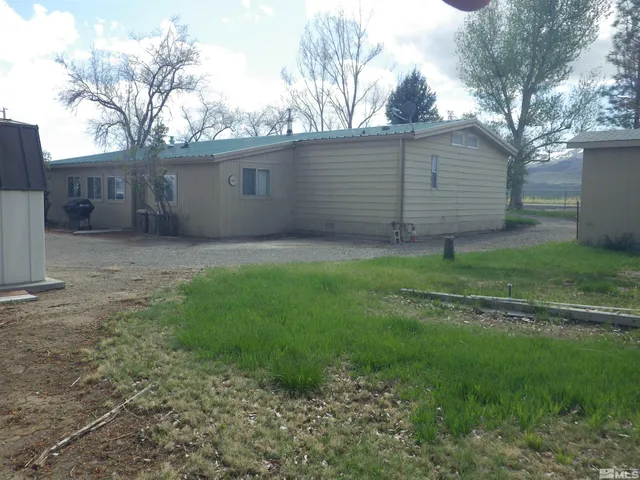 a backyard of a house