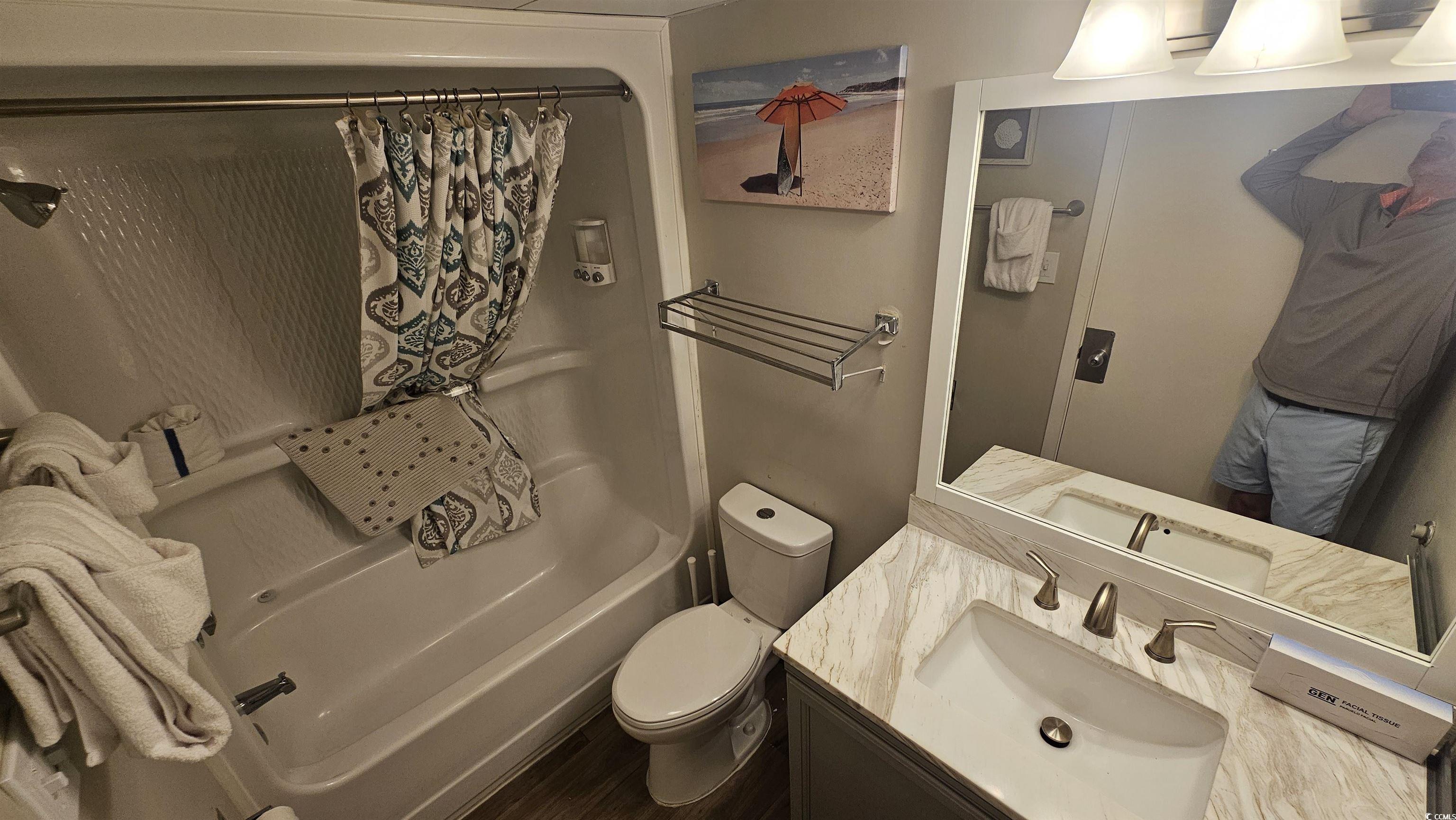 201 74th Avenue North, Unit 1201 Myrtle Beach, SC 29572 - Photo 26 of 40 Full bath featuring vanity and shower / tub combo