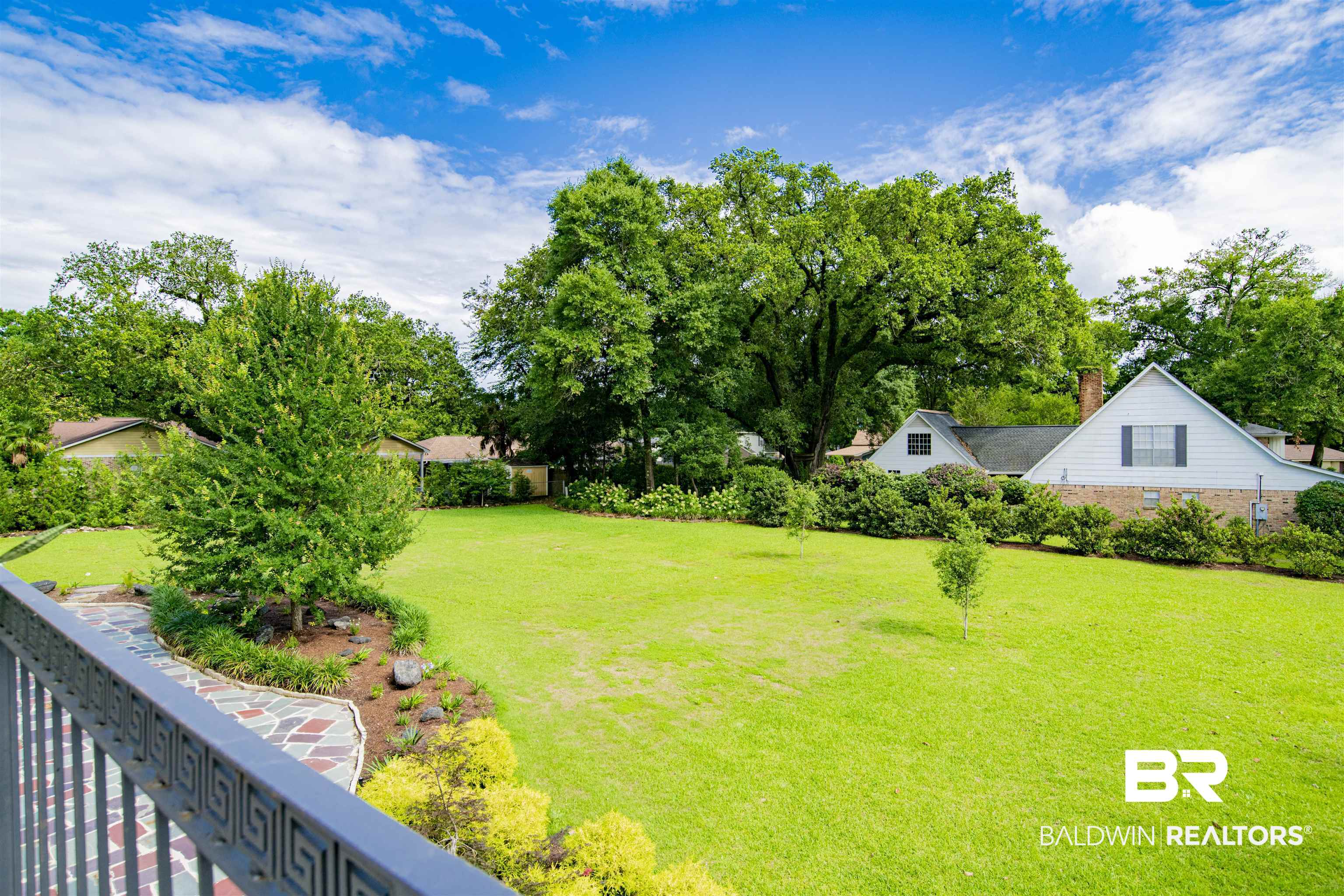 809 Bernard Circle Mobile, AL 36693 - Photo 74 of 75 Expansive green lawn with mature trees and perimeter landscaping