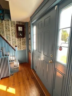 a view of front door