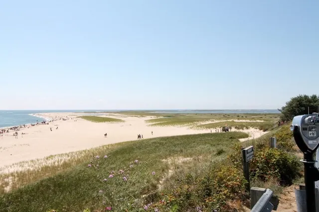 a view of an ocean and beach