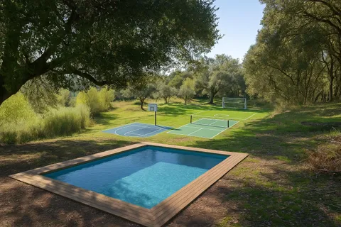 a view of a tennis court