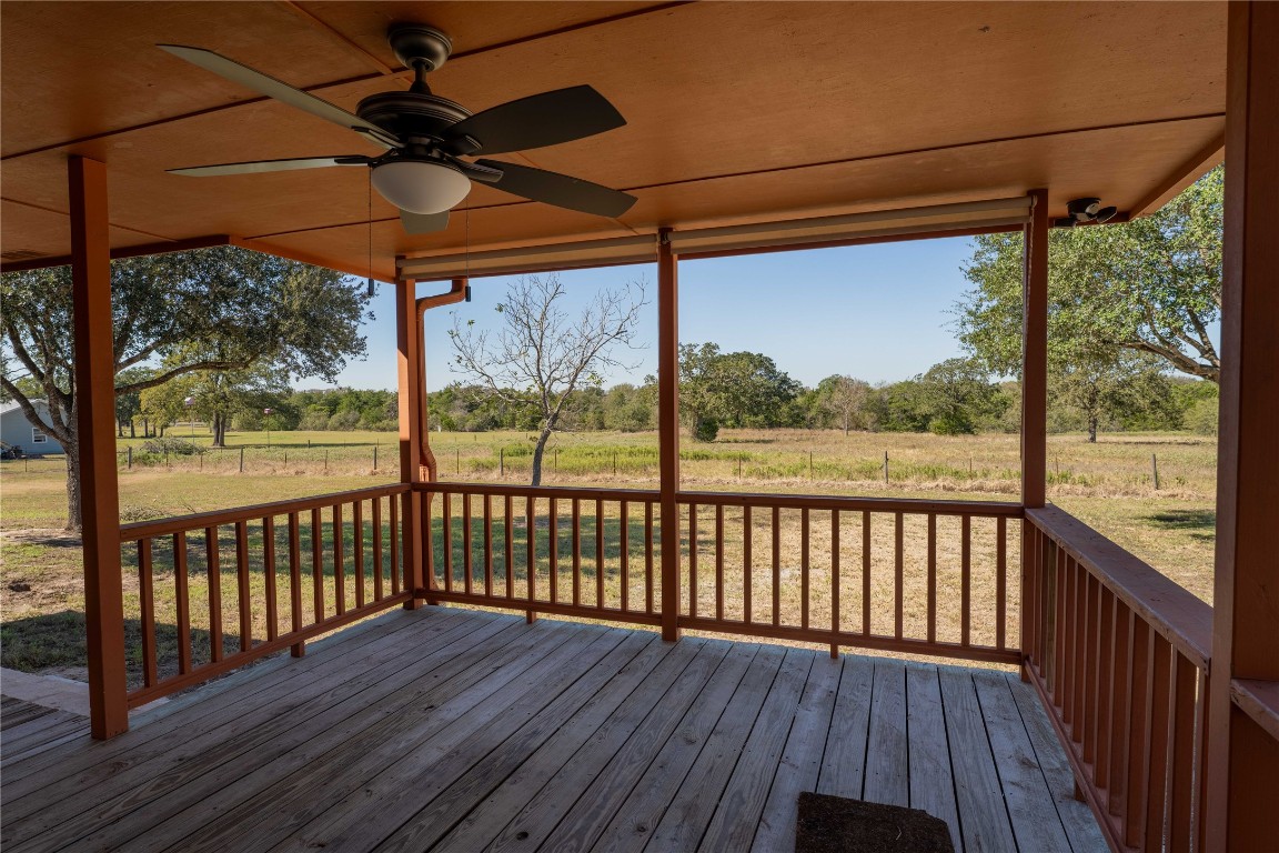 407 Raymond Road La Grange, TX 78945 - Photo 30 of 39 a view of a balcony with wooden floor