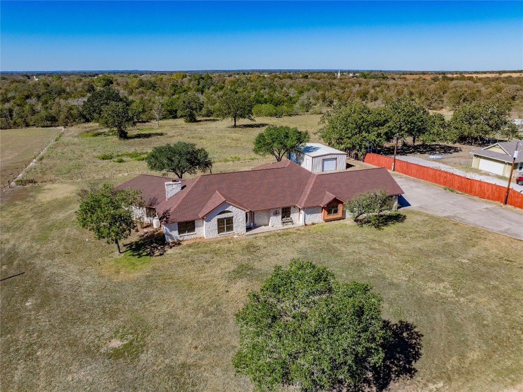 407 Raymond Road La Grange, TX 78945 - Photo 5 of 39 an aerial view of residential houses with outdoor space and trees