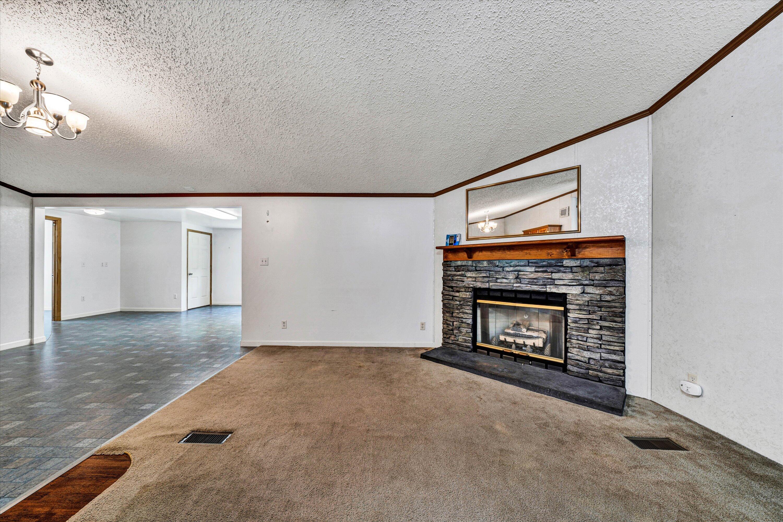 5232 Old Forge Road Rocky Mount, VA 24151 - Photo 12 of 41 a view of empty room with a fireplace