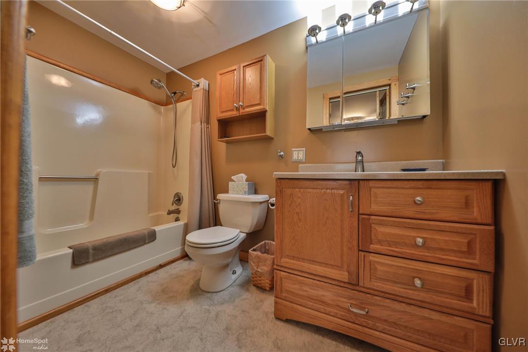 2322 Mountain Road Slatington, PA 18080 - Photo 9 of 42 a bathroom with a sink a toilet and shower