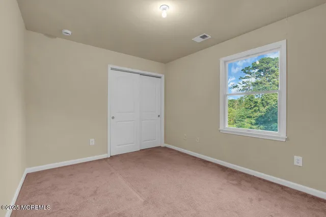 a view of a room with empty racks