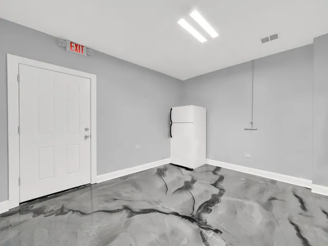 a view of a room with a sink