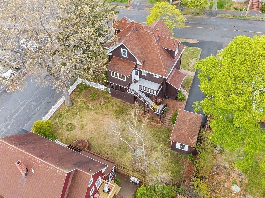 2 Bond Place Saugus, MA 01906 - Photo 36 of 42 an aerial view of residential house with pool and yard
