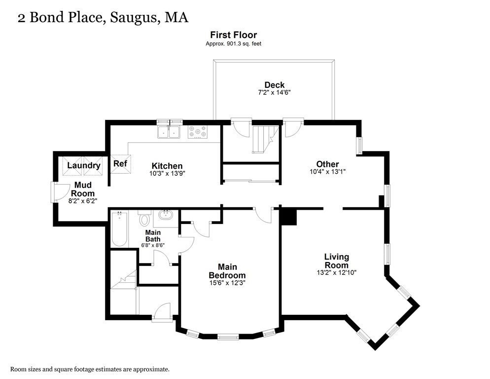 2 Bond Place Saugus, MA 01906 - Photo 39 of 42 a picture of a wall with white walls