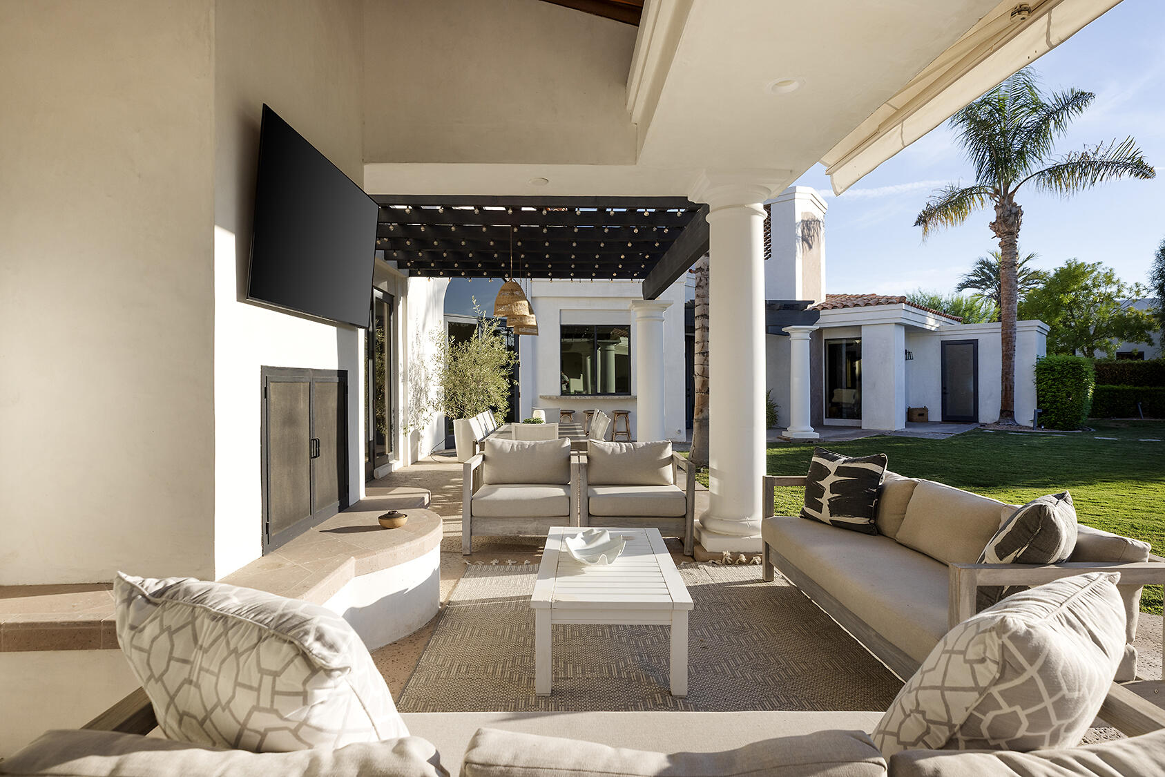 72355 Morningstar Road Rancho Mirage, CA 92270 - Photo 18 of 50 a living room with furniture and a large window