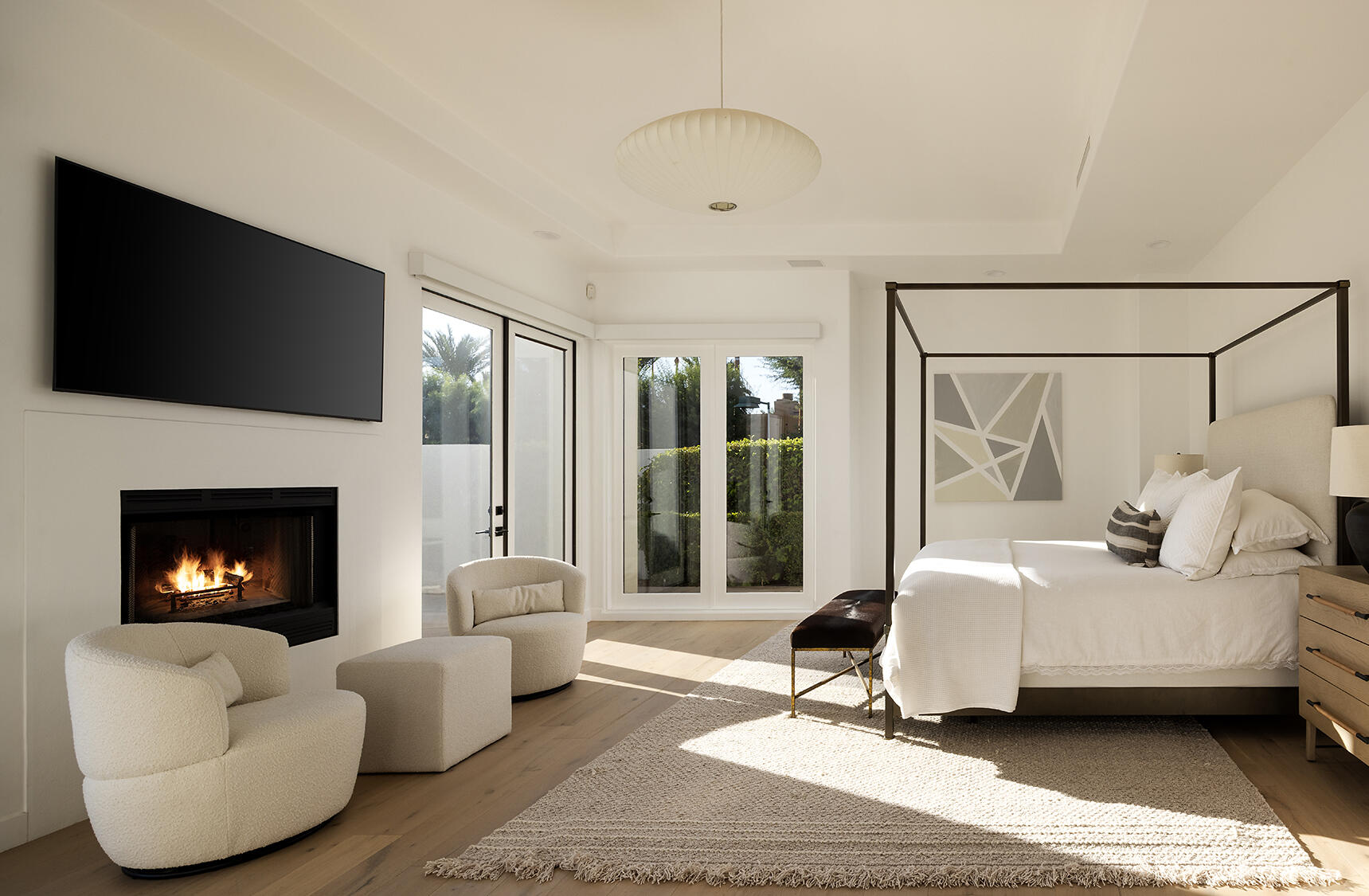 72355 Morningstar Road Rancho Mirage, CA 92270 - Photo 20 of 50 a living room with furniture and a fireplace