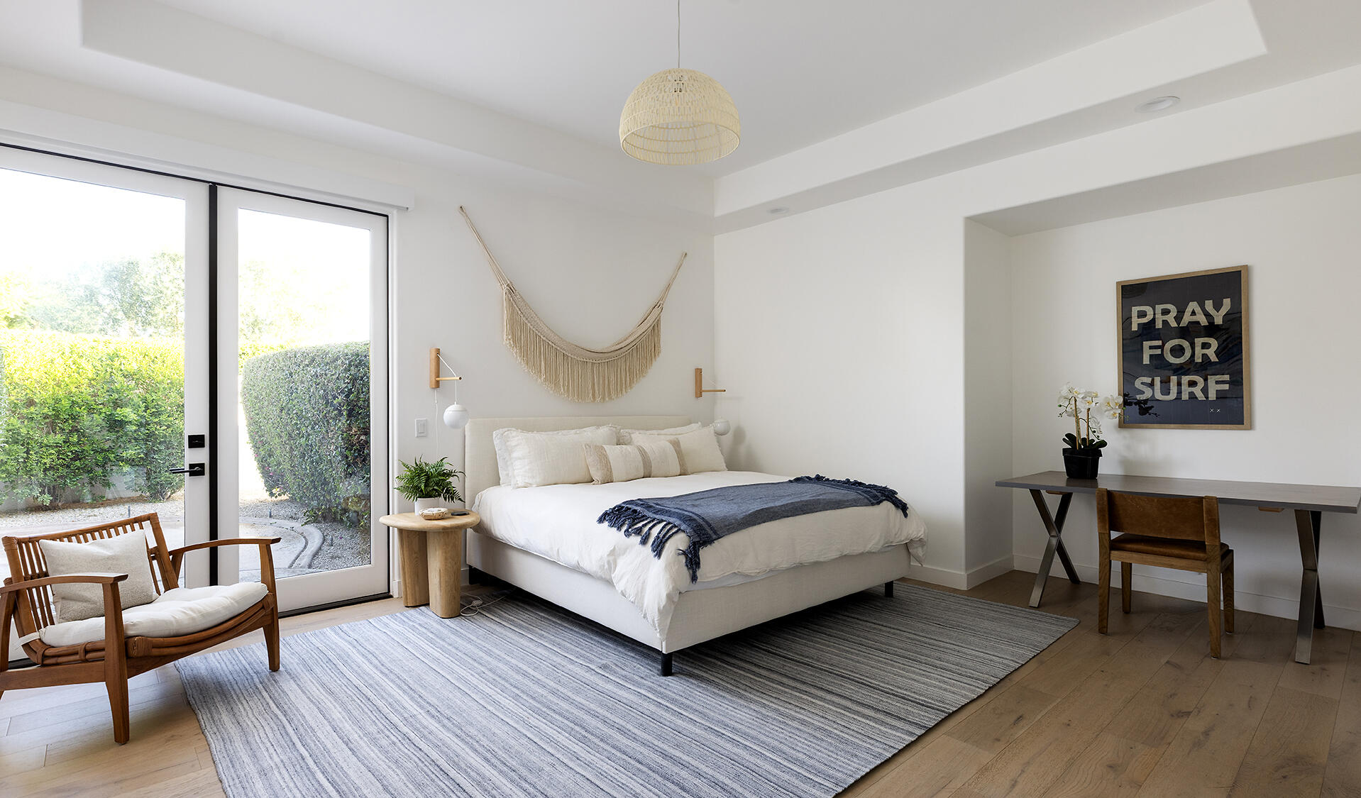 72355 Morningstar Road Rancho Mirage, CA 92270 - Photo 26 of 50 a living room with a bed furniture and a large window
