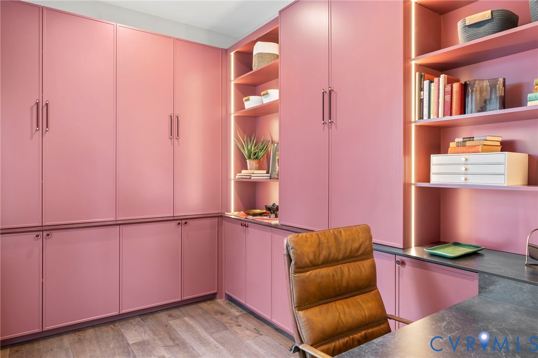 4764 Gooden Trail Quinton, VA 23141 - Photo 11 of 50 Living area featuring an office area and light woo