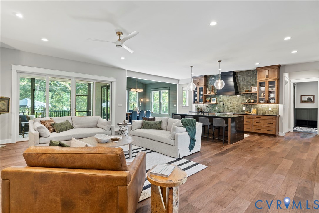 4764 Gooden Trail Quinton, VA 23141 - Photo 19 of 50 Living room with light wood finished floors, a cei