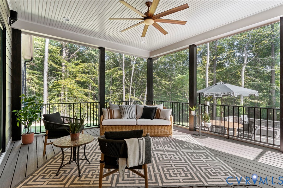 4764 Gooden Trail Quinton, VA 23141 - Photo 26 of 50 Sunroom / solarium featuring outdoor lounge area,