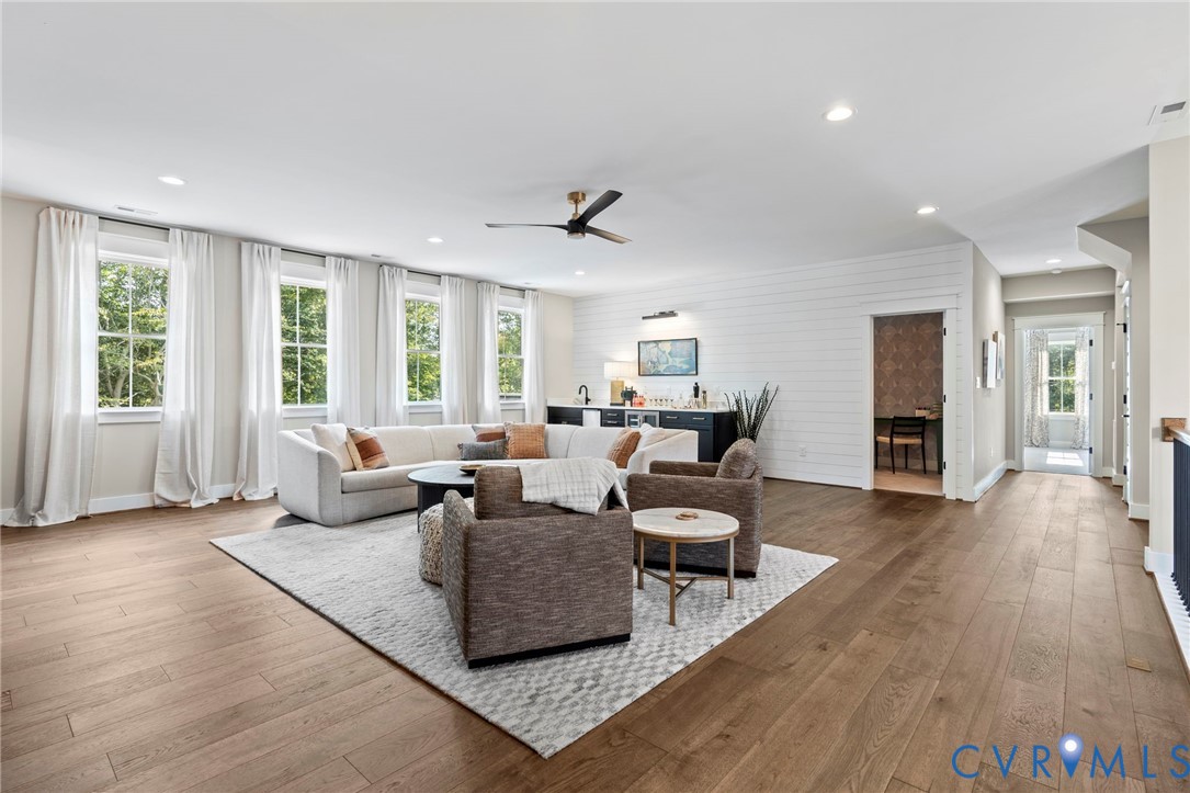 4764 Gooden Trail Quinton, VA 23141 - Photo 38 of 50 Living room featuring hardwood / wood-style floors