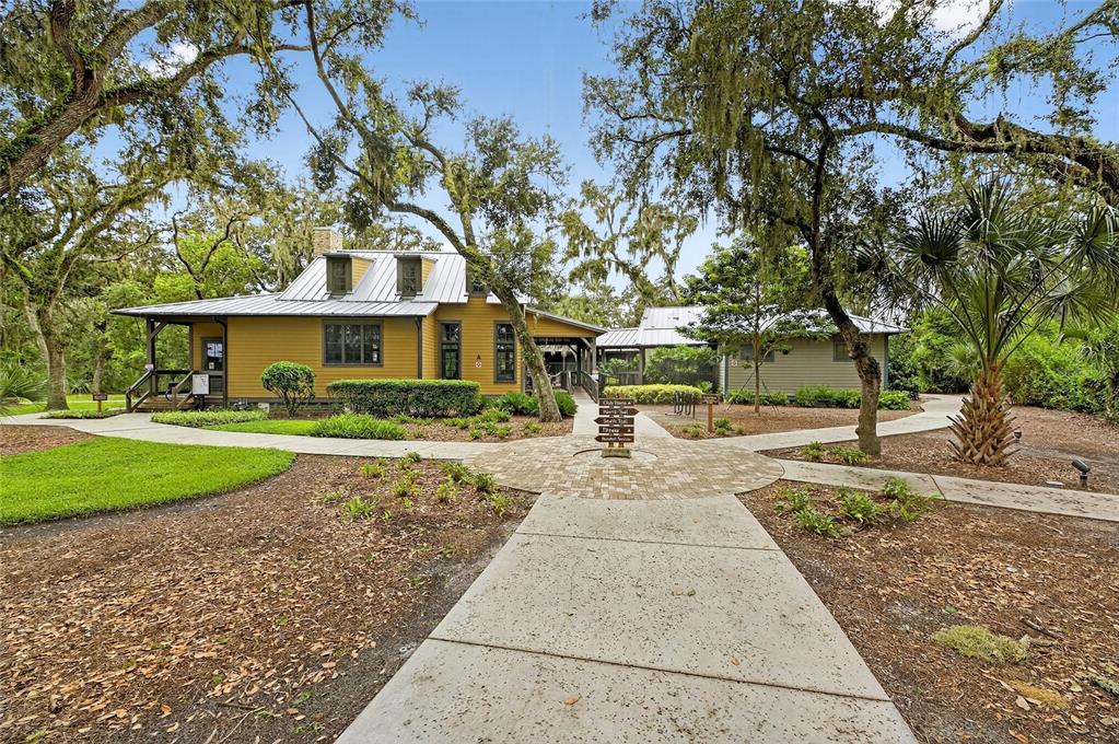 5811 Caldera Ridge Drive Lithia, FL 33547 - Photo 39 of 44 a view of a yard with plants and a fountain
