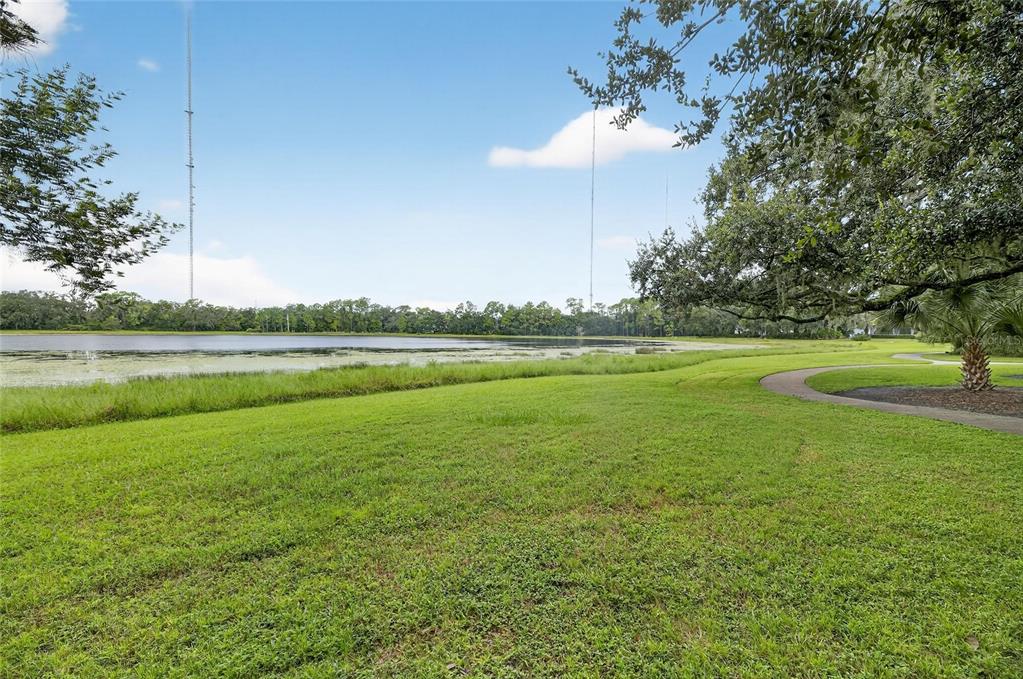 5811 Caldera Ridge Drive Lithia, FL 33547 - Photo 42 of 44 a view of a golf course with a lake