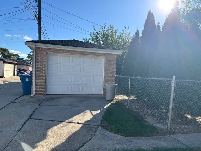 a backyard of a house