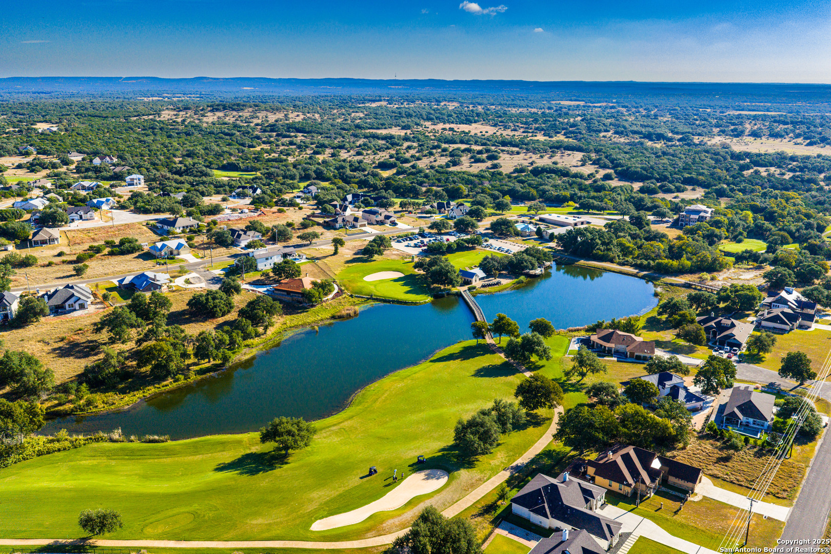 104 Capt Castro Blanco, TX 78606 - Photo 17 of 30 an aerial view of residential houses with outdoor space