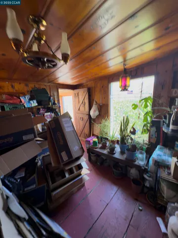 a room with gym equipment