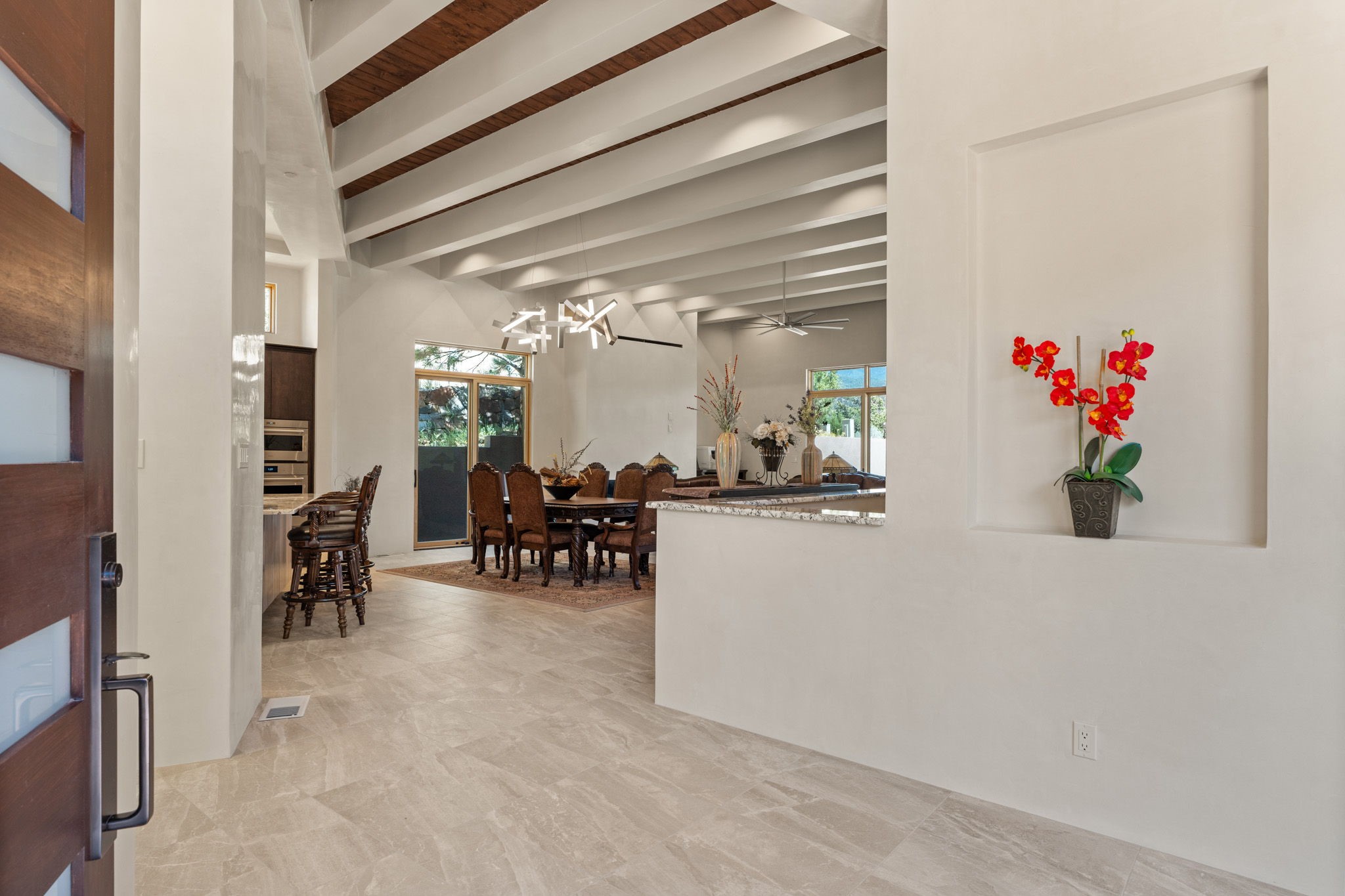 1411 Tesuque Creek Road Santa Fe, NM 87501 - Photo 4 of 45 Foyer