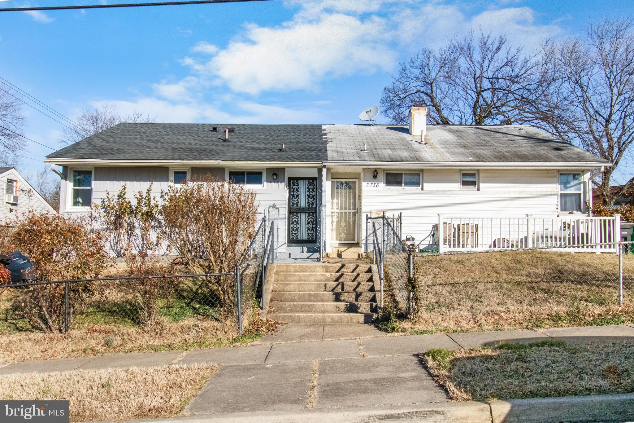 7736 Oxman Road Landover, MD 20785 - Photo 2 of 30 front view of house with a yard