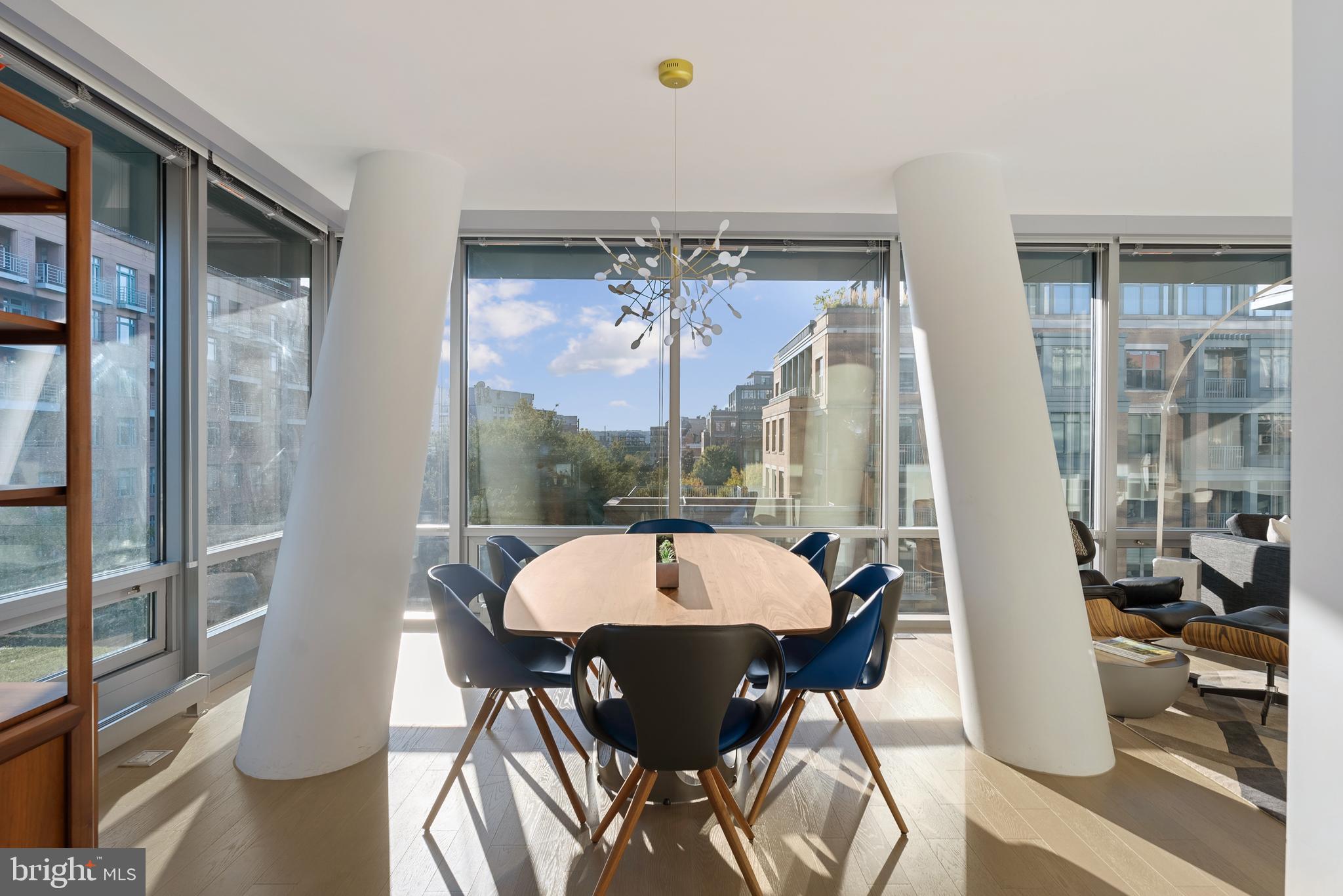 1111 24th Street Northwest, Unit 53 Washington, DC 20037 - Photo 2 of 31 Dining with expansive view