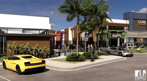 a car parked in front of building