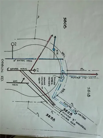 a view of a painting on the wall