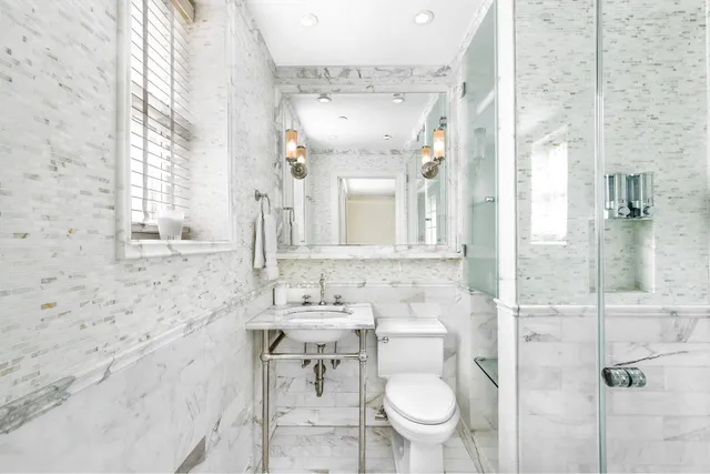 a view of a city with tall buildings