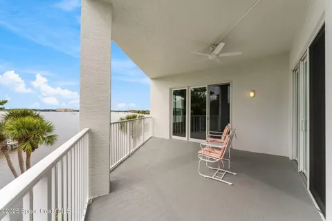 a house view with a seating space
