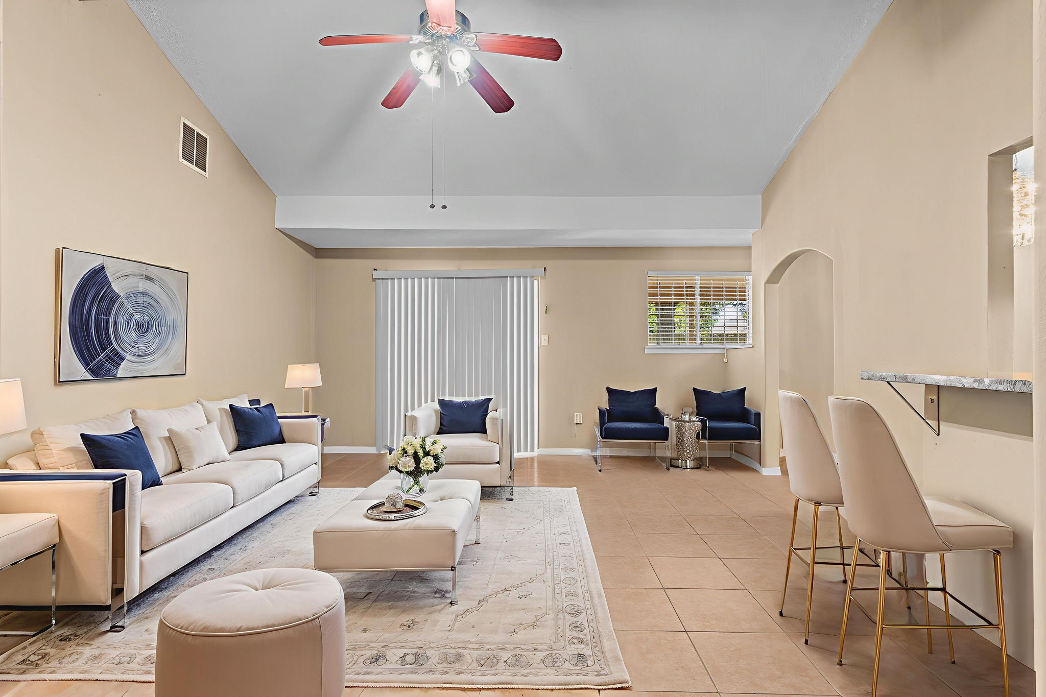 4114 Connorvale Road Houston, TX 77039 - Photo 8 of 41 a living room with furniture and a wooden floor