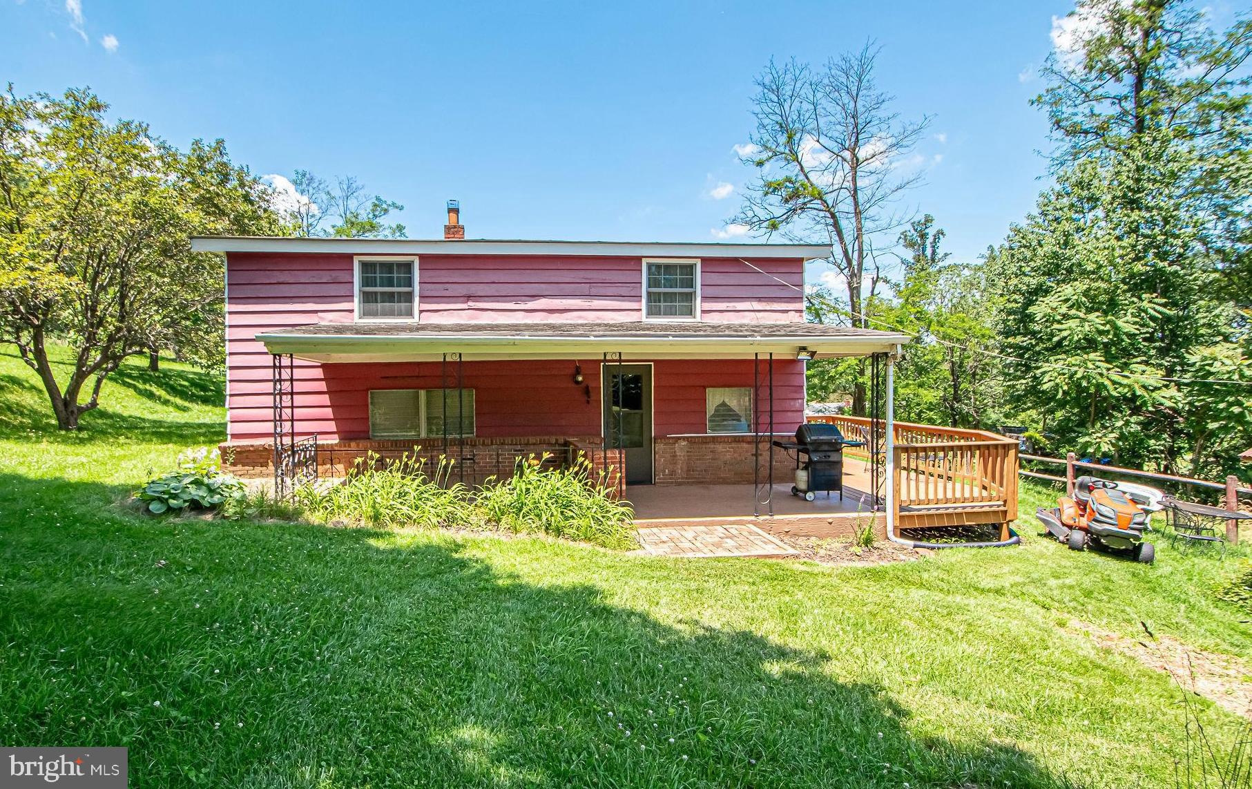 115 Chester Gap Road Chester Gap, VA 22623 - Photo 57 of 61 Rear of house with covered back portch