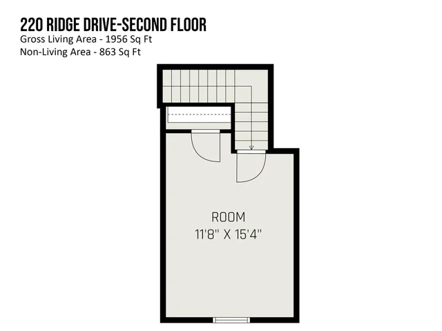 a picture of a bench in room