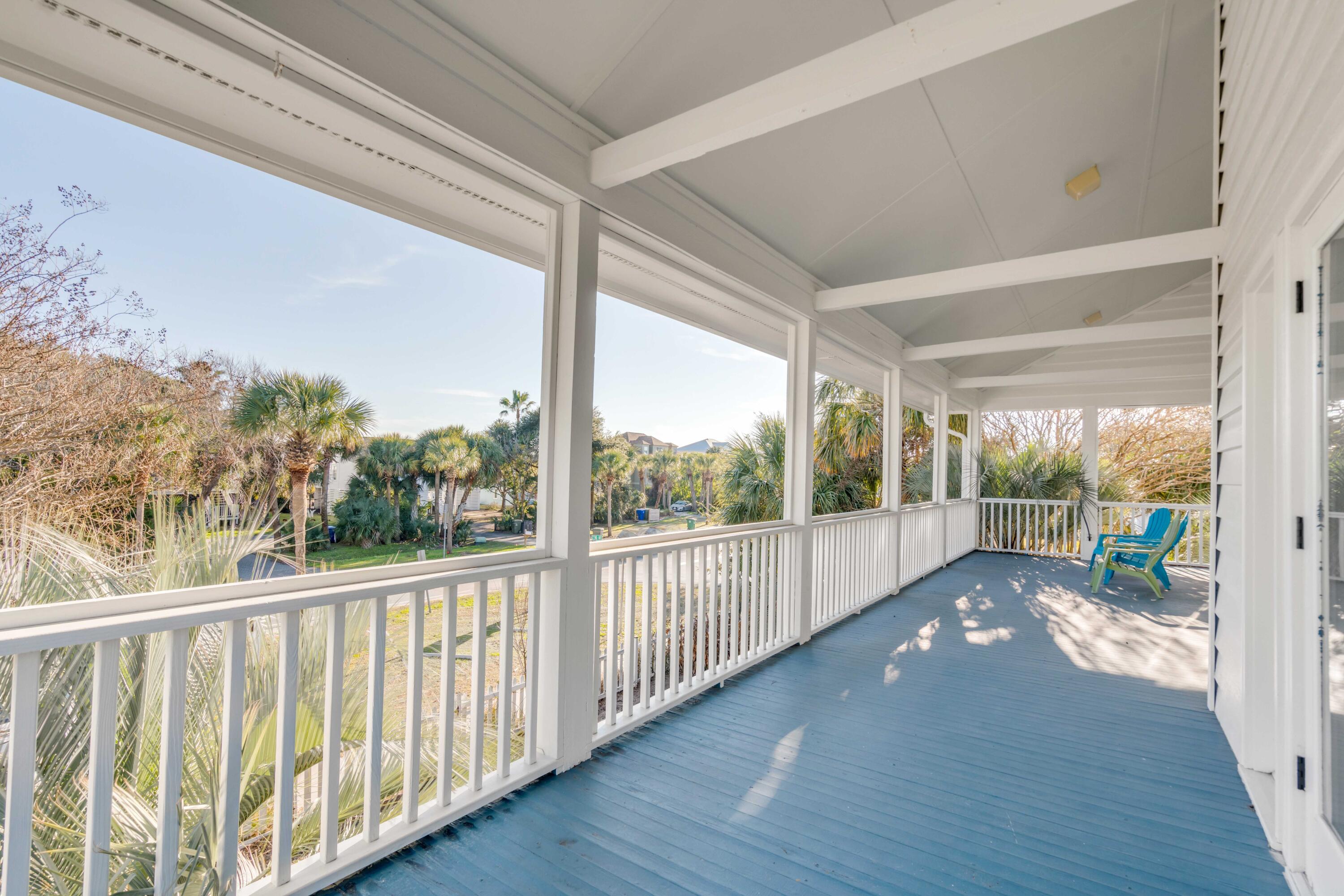2201 Palm Boulevard Isle of Palms, SC 29451 - Photo 36 of 52 Upstairs Porch Area